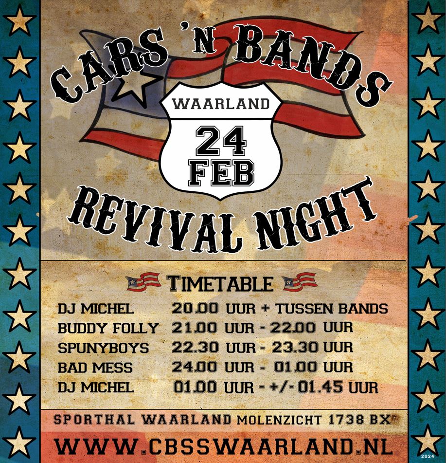 timetable cars n bands revival night waarland